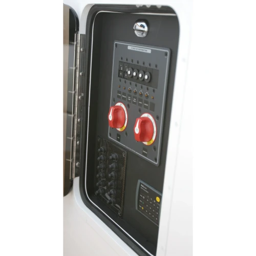 Blue Sea Systems Triple Battery Bank Management Panel, 12/24V DC, 32V Max