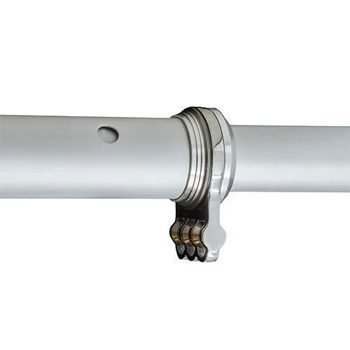 TACO Marine 18 ft Deluxe Aluminum Tele-Outrigger Poles, Pair, For GS-280/2801/380/390/400 Mounts, 1-1/2 in Butt, 360 Degree Swivel Collars