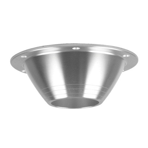 TACO Marine Zwaardvis Table Pedestal Base, For 2-3/8 in (60mm) Column, Aluminum, Brite Anodized