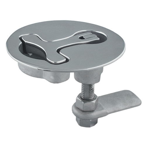 TACO Marine Latch-tite Round Lifting Handle, Cast Type 316 SS, Polished Finish, Anti-Rattle - Apollo Lighting