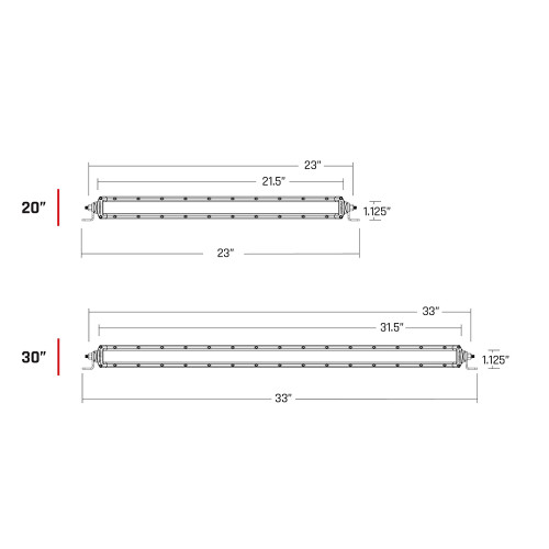 RIGID Industries - SAE Compliant SR-SRS 30" Light Bar - Black