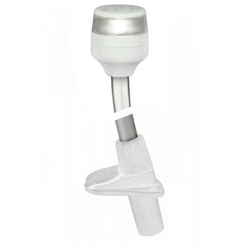 Hella Marine NaviLED 360 Compact All-Round White Navigation Light, Plug-In Pole Mount, 2 NM, 9-33V, IP67, Under 1W