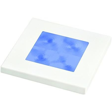 Hella Marine Slim Line Square LED Courtesy Lamp, Blue Light, IP67, <0.5W