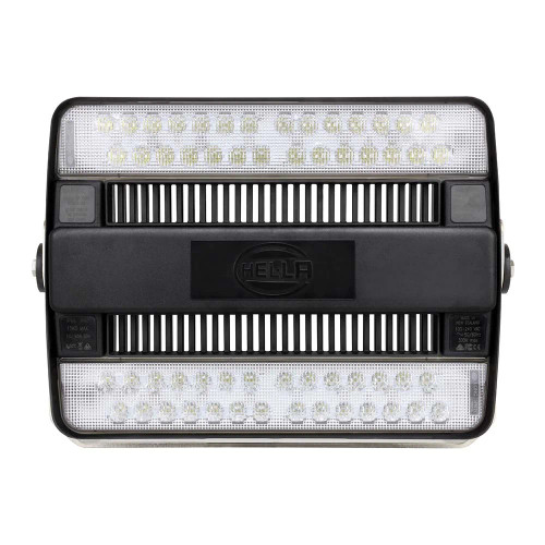 Hella Marine HypaLUME LED Floodlight, 316 Stainless Steel Bracket, Grilamid Lens, Upright or Pendant Mount, -40°C to +50°C - Apollo Lighting