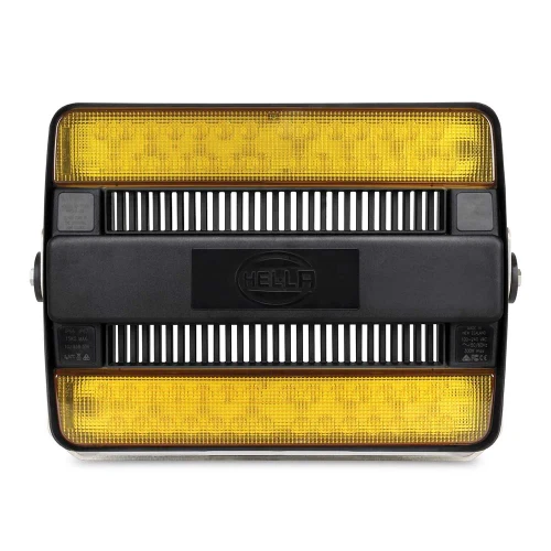 Hella Marine HypaLUME LED Floodlight, 316 Stainless Steel Bracket, Grilamid Lens, Upright or Pendant Mount, -40°C to +50°C