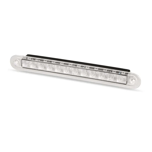 Hella Marine 9073 Series LED Recess Strip Lamp, 265 x 33mm, 238mm Hole Centers, IP6K9K