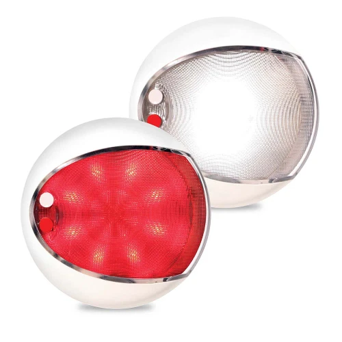 Hella Marine EuroLED130 Surface Mount Round Downlight, 9-33V, IP6K6, IP6K7