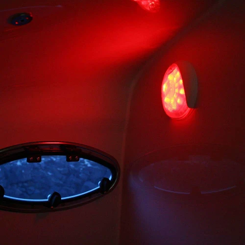 Hella Marine EuroLED130 Surface Mount Round Downlight, 9-33V, IP6K6, IP6K7