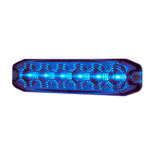 Hella Marine MST6E LED Lighthead, Blue Light, 12-24V, 21 Flash Patterns