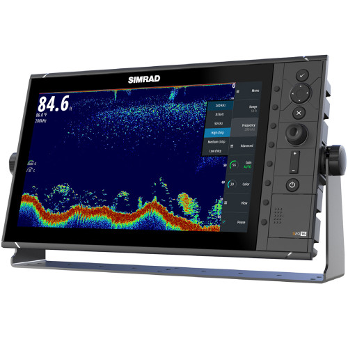 Simrad S2016 Fishfinder, 16in, CHIRP Sonar, 12/24V, IPX7, NMEA 2000, Ethernet, HDMI Output - Apollo Lighting