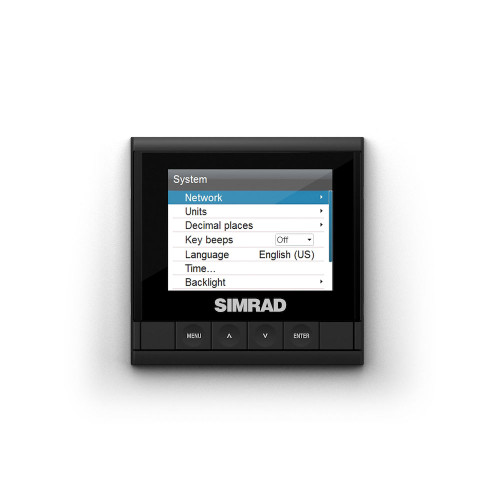 Simrad IS35 Digital Gauge, NMEA 2000, 3.5in Optically Bonded Color LCD, IPX7, 85 mm Gauge Cutout