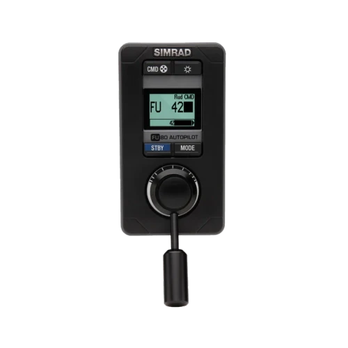 Simrad FU80 Follow Up Autopilot Remote with Display, For AP70/AP80/AP24/AP28, For NSE/NSS/NSO, NMEA 2000, Flush or Bulkhead Mount