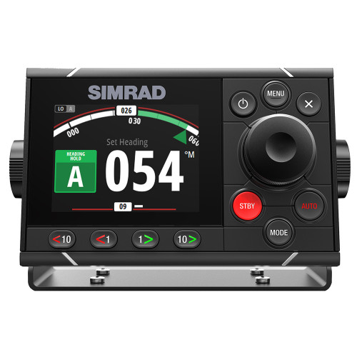 Simrad AP48 Rotary Autopilot Head, 4.1 in Color Display, NMEA 2000 - Apollo Lighting