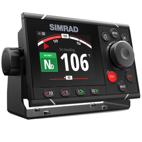 Simrad AP48 Rotary Autopilot Head, 4.1 in Color Display, NMEA 2000