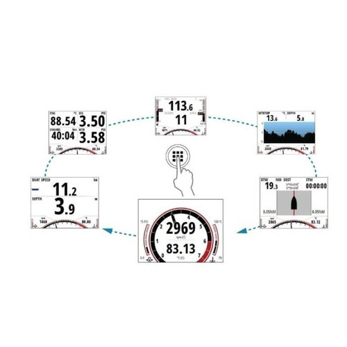 Simrad IS42J Digital Engine Gauge, J1939 to NMEA 2000 Gateway, Dual-Engine