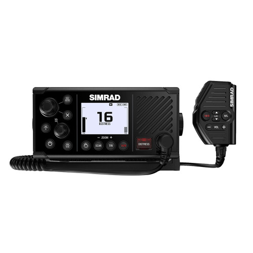 Simrad RS40 Fixed-Mount VHF Radio, Class D DSC, AIS Receiver, Built-In GPS, NMEA 2000, IPX7 - Apollo Lighting