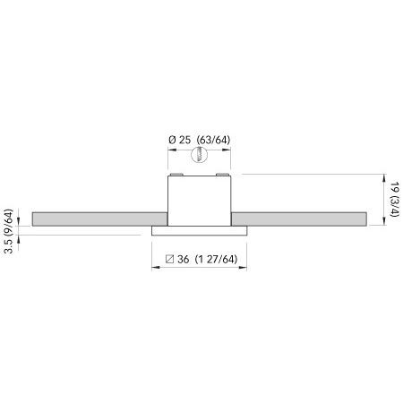 Quick Marine - JD LED Downlight - 10-30V, 15°, IP65, 1.5W, 0.06A