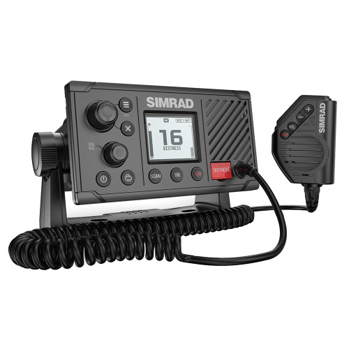 Simrad RS20S Fixed Mount VHF Radio, Class D DSC, Integrated GPS, NMEA 2000, NMEA 0183, IPX7