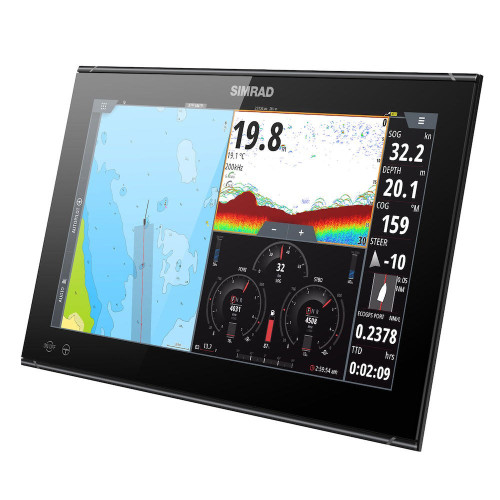 Simrad NSO evo3S Multifunction Display, Touchscreen, Full HD 1920x1080, 10-32V, IPX6 Front, NMEA 2000, 3-Port Ethernet, Wi-Fi, J1939, HDMI In/Out