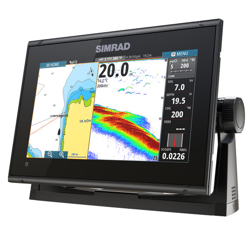 Simrad - GO9 XSE Chartplotter/Fishfinder with C-MAP Discover Chart - No Transducer - Apollo Lighting Simrad - GO9 XSE Chartplotter/Fishfinder with C-MAP Discover Chart - No Transducer - Apollo Lighting
