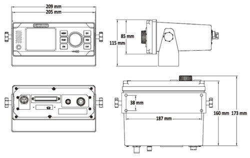 Simrad V5035 Class A AIS Transceiver, IMO Type Approved, NMEA 0183/2000