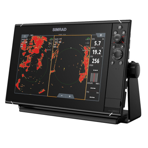 Simrad NSS evo3S Chartplotter/Fishfinder MFD, C-MAP US Enhanced Charts, 1kW CHIRP Sonar, NMEA 2000