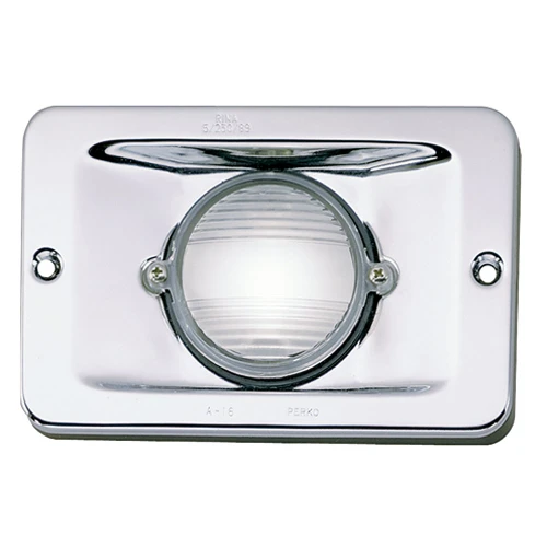 Perko 0939 Vertical Mount Stern Light, Stainless Steel Top, 12V, 2 NM, Flush Mount