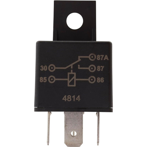 Hella Marine Mini ISO SPDT Relay, 12V, 40A, IP54, Mounting Bracket - Apollo Lighting