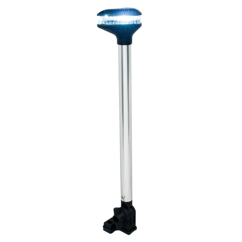 Perko Stealth Series LED Fold Down White All-Round Light, For Vessels Under 20m, 12V, 1.5W, 2nm