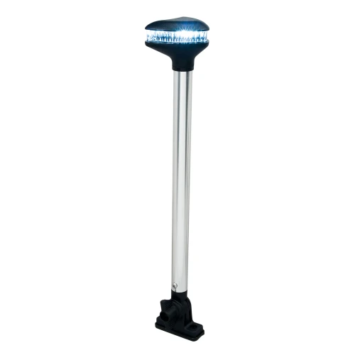 Perko Stealth Series LED Fold Down White All-Round Light, For Vessels Under 20m, 12V, 1.5W, 2nm