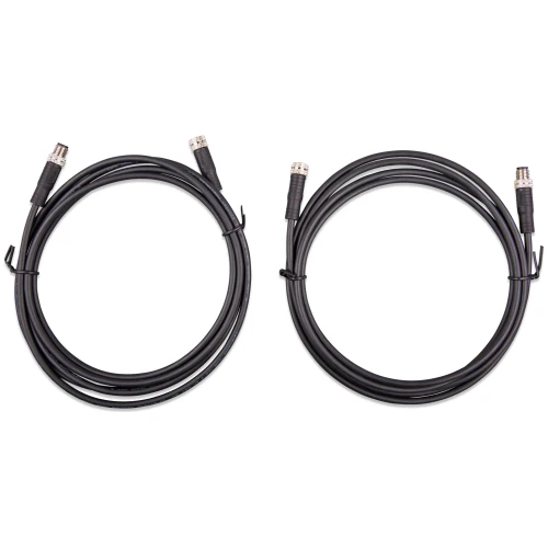 Victron Energy M8 Circular Connector 3-Pole BMS Extension Cable, Male/Female, 2pk