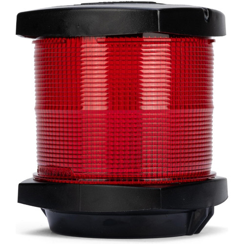 Hella Marine Series 2984 All-Round Navigation Light, Red Light, 2 NM, 12V, Black Housing