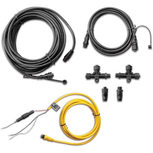 Garmin NMEA 2000 Starter Kit, 2 m Drop Cable, 6 m Backbone Cable, 2 m Power Cable, 2 T-Connectors, Male and Female Terminators