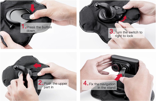 Garmin Auto Friction Mount, Dashboard Mount, For Garmin Handhelds