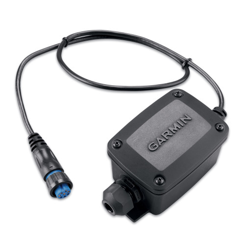 Garmin 6-Pin to 8-Pin Transducer Adapter Box, Wire Block, IPX7, 24 in Cable