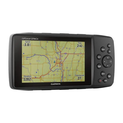 Garmin GPSMAP 276Cx Handheld GPS Navigator, 5 in Display, GPS/GLONASS, NMEA 0183, IPX7