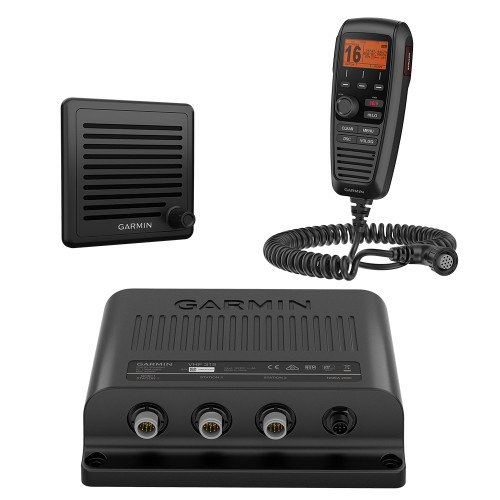 Garmin VHF 315 Modular VHF Marine Radio, 25W Class D DSC, Built-In GPS, NMEA 2000, IPX7, 30W Hailer, GHS 11 Handset, Intercom Up to 3 Stations