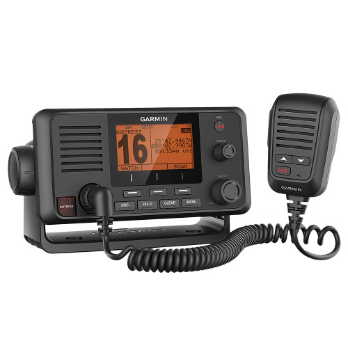 Garmin VHF 215 Fixed-Mount VHF Marine Radio, 25W, Class D DSC, Built-In GPS, NMEA 2000, IPX7