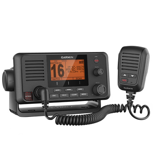 Garmin VHF 215 AIS Fixed-Mount Marine VHF Radio, AIS Receiver Only, Class D DSC, NMEA 2000/0183, Built-In GPS, 25W - Apollo Lighting