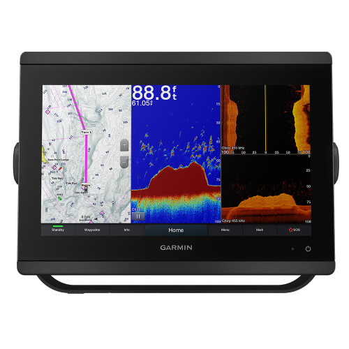 Garmin - GPSMAP 8412xsv 12" Chartplotter/Sounder Combo - With Worldwide Basemap & Sonar - Apollo Lighting