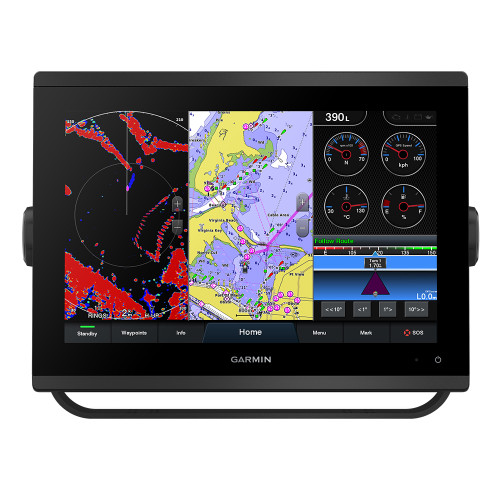 Garmin - GPSMAP® 1223 GPS/Fishfinder Combo Non-Sonar - With Worldwide Basemap - Apollo Lighting