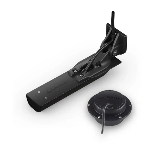 Garmin Transducer Bundle, For Fiberglass Hulls, Transom Mount, In-Hull, CHIRP Traditional, ClearVü, SideVü, Y-Cable Included