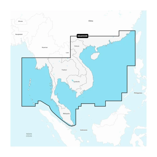Garmin Navionics Marine Chart, South China & Andaman Seas, 1-Year Subscription