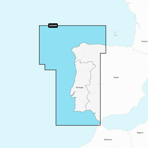 Garmin Navionics Marine Chart, Portugal & Spain Northwest, 1-Year Subscription