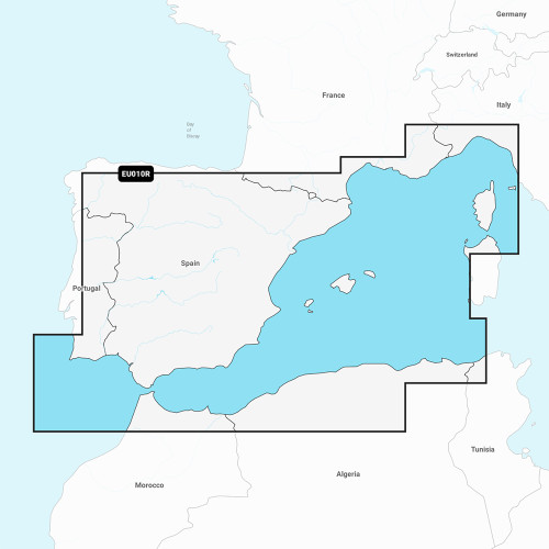 Garmin - Navionics+ Electronic Charts - NSEU10R, Spain, Mediterranean Coast - Apollo Lighting