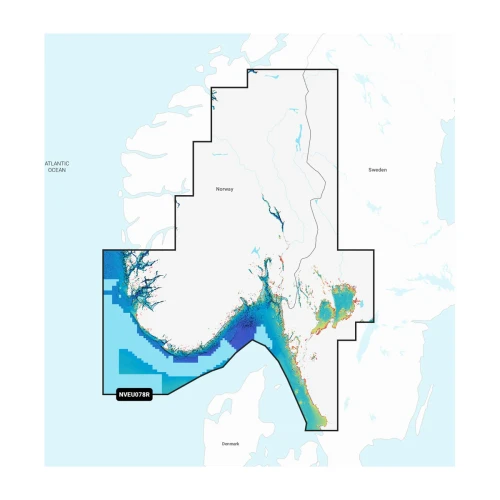Garmin Navionics Marine Chart, EU078R, Oslo Skagerrak & Haugesund