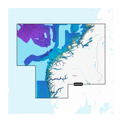 Garmin Navionics Marine Chart, Norway Sognefjord to Svesfjorden, 1-Year Subscription