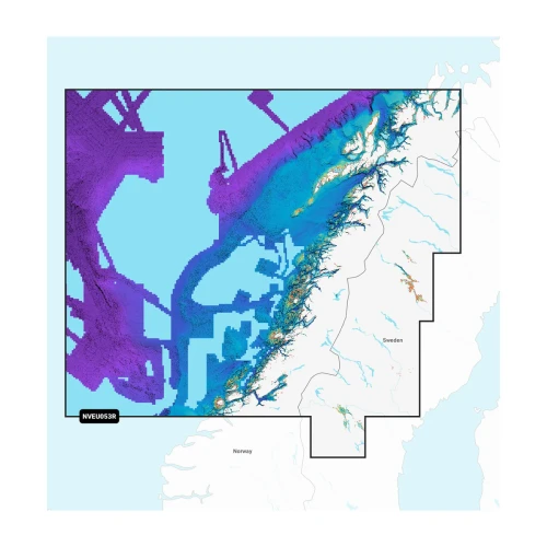 Garmin Navionics Marine Chart, Norway Trondheim to Tromso, For Compatible Garmin Chartplotters, 1-Year Subscription