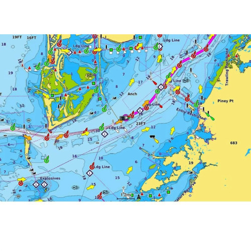 Garmin Navionics Vision+ NVAE024R Marine Chart Card, For Compatible Garmin Chartplotters, Central West Papua & East Sulawesi, microSD/SD, 1-Year Subscription, Daily Updates, Auto Guidance+ - Apollo Lighting