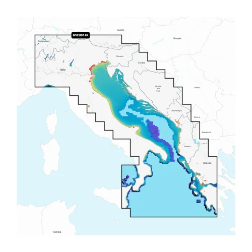 Garmin Navionics Chart, Italy & Adriatic Sea, 1-Year Daily Updates